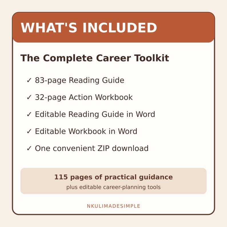 Preview page from the Housekeeper to House Manager Career Toolkit